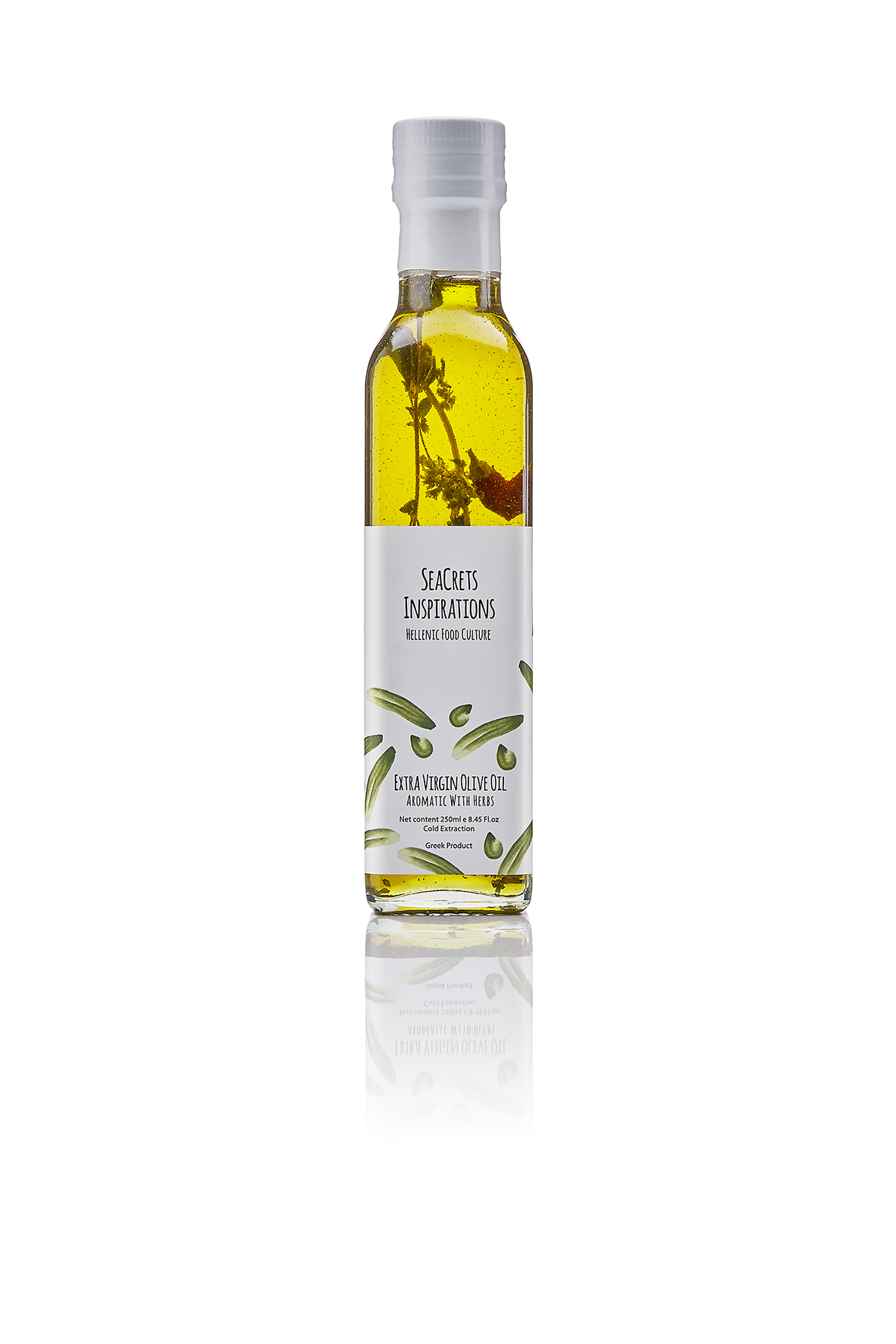 Extra Virgin Aromatic Olive Oil With Herbs - seacrets.gr